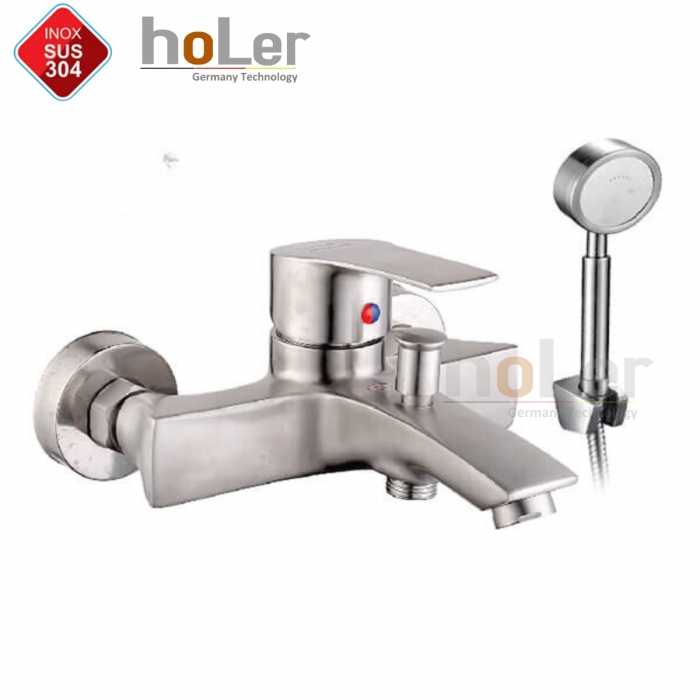 Bộ Sen Tắm Nóng Lạnh Inox 304 Holer HLST313