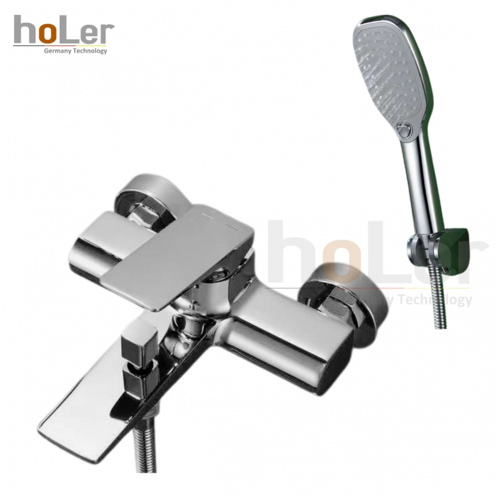 Bộ Sen Tắm Nóng Lạnh Mạ Crom Holer HLST315