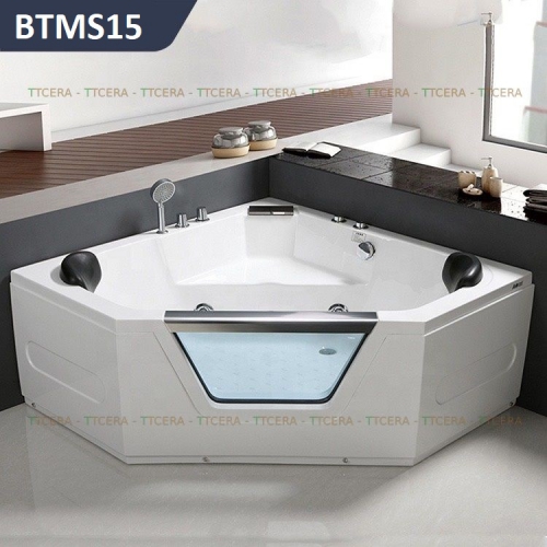 Bồn Tắm Góc Kính Massage TTCERA BTMS15