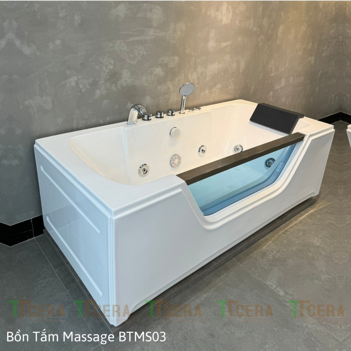 Bồn Tắm Nằm Massage TTCERA BTMS03