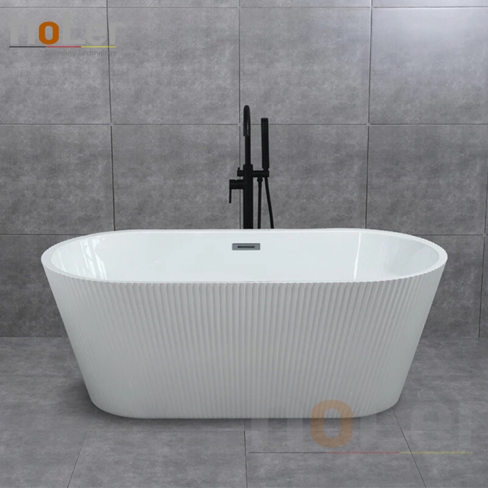 Bồn Tắm Oval Cạnh Sóng HoLer HLBT-04