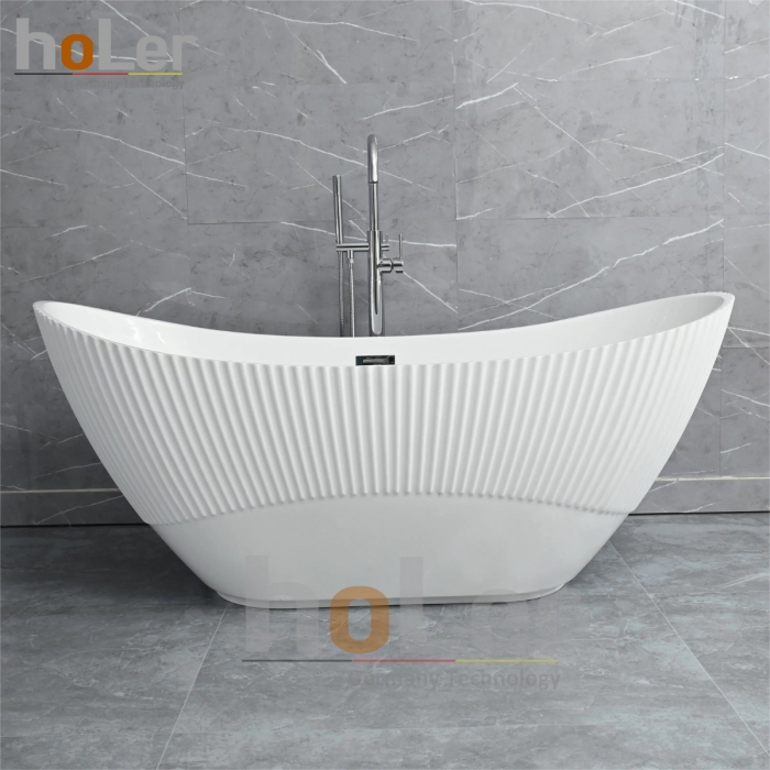 Bồn Tắm Oval Cạnh Sóng HoLer HLBT-05