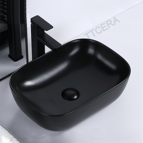 Chậu Lavabo Thuyền Đen TTCERA LB108