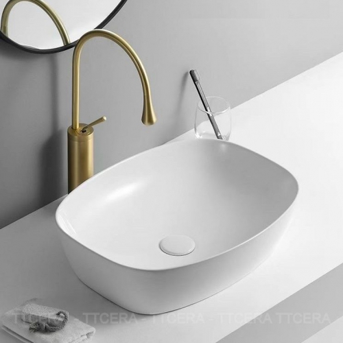 Chậu Lavabo Thuyền Trắng TTCERA LB126