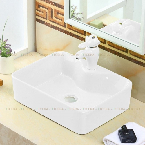 Chậu Lavabo Trẻ Em Màu Trắng TTCERA LBTE-003T