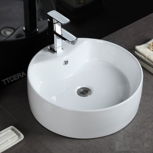 Chậu Lavabo Tròn Đặt Bàn TTCERA LB11