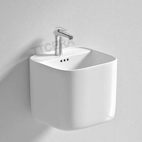 Chậu Lavabo Vuông Treo Tường TTCERA LB121