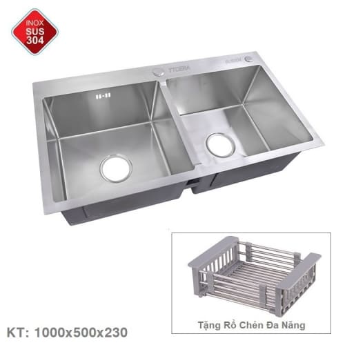 Chậu Rửa Chén INOX 304 TTCERA CR902 - 10050