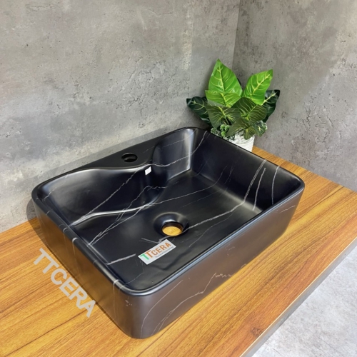 Lavabo Gốm Sứ Giả Đá Nghệ Thuật TTCERA LB105