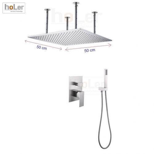 Sen Âm Trần Vuông Nóng Lạnh Inox 304 HoLer HLA208