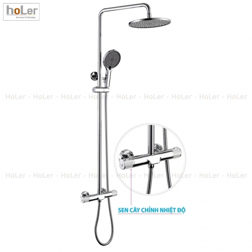 Sen Cây Chỉnh Nhiệt Mạ Crome Holer HL268