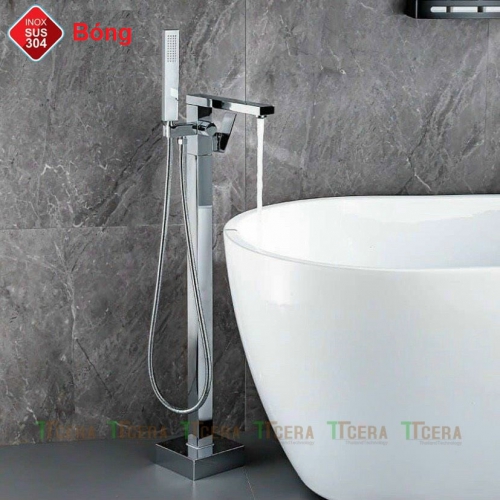 Sen Cây INOX 304 Bóng Đặt Sàn Bồn Tắm Nằm TTCERA SBT014