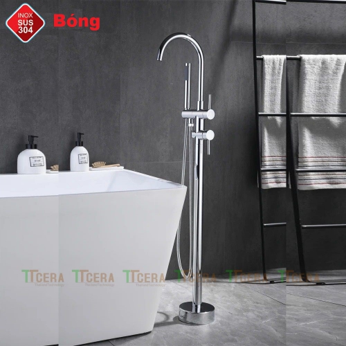 Sen Cây INOX 304 Bóng Đặt Sàn Bồn Tắm Nằm TTCERA SBT015