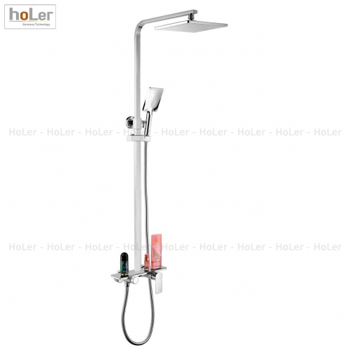 Sen Cây Tắm Đứng Đồng Thau Crom Holer HL271