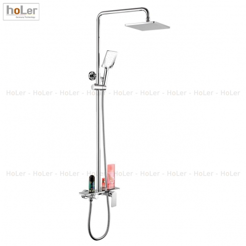 Sen Cây Tắm Đứng Đồng Thau Crom Holer HL272