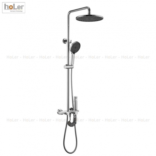 Sen Cây Tắm Đứng Đồng Thau Crom Holer HL273