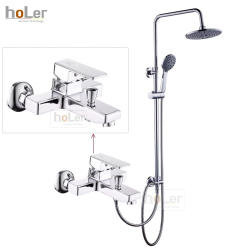 Sen Cây Tắm Đứng Đồng Thau Crom Holer HL287