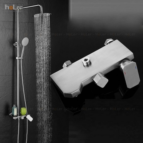 Sen Cây Tắm Đứng Nóng Lạnh Inox SUS 304 Holer HL274