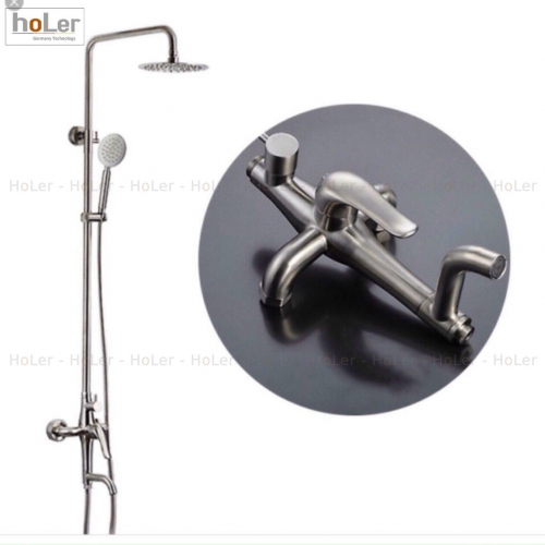 Sen Cây Tắm Đứng Nóng Lạnh Inox SUS 304 Holer HL275