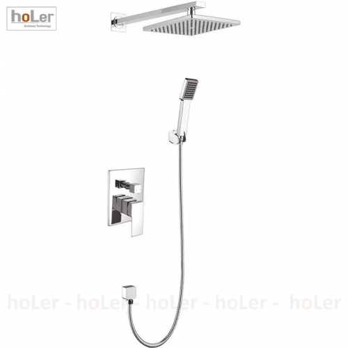 Sen Tắm Âm Tường Đồng Thau Mạ Crome HoLer HLA200