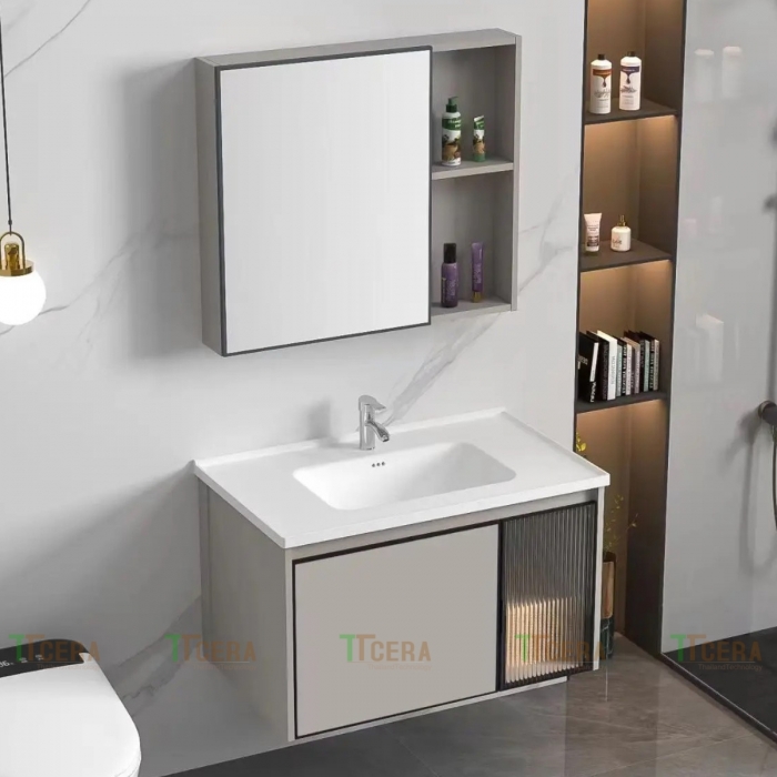 Tủ Lavabo Nhôm Cao Cấp TTCERA TLVB-OLS5