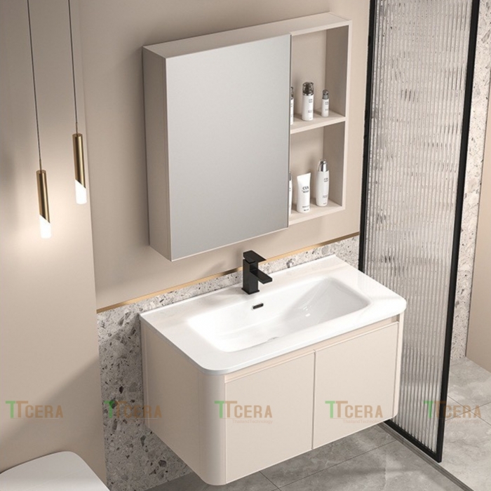 Tủ Lavabo Nhôm Cao Cấp TTCERA TLVB-OLS6