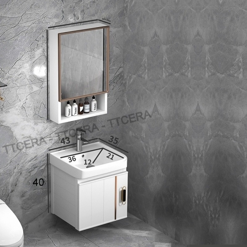 Tủ Lavabo Nhôm Mini Cao Cấp TTCERA TLVB98