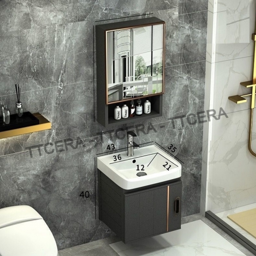 Tủ Lavabo Nhôm Mini Cao Cấp TTCERA TLVB99