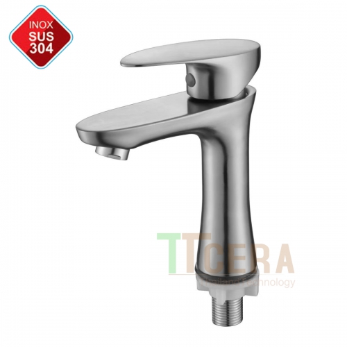 Vòi Lavabo Lạnh inox 304 Holer HL-LB672