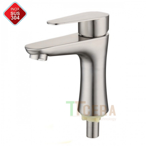 Vòi Lavabo lạnh inox 304 TTCERA LB610