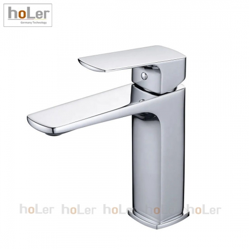 Vòi Lavabo Nóng Lạnh Đồng mạ Crome Holer HL-LB607