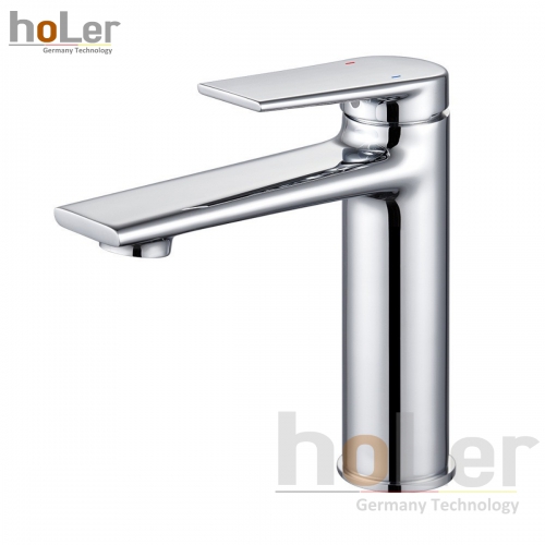 Vòi Lavabo Nóng Lạnh Đồng mạ Crome Holer HL-LB6103