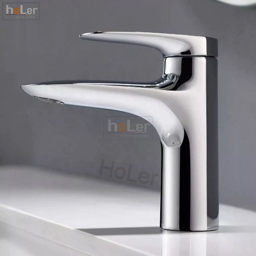 Vòi Lavabo Nóng Lạnh Đồng mạ Crome Holer HL-LB631