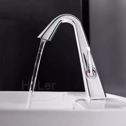 Vòi Lavabo Nóng Lạnh Đồng mạ Crome Holer HL-LB638