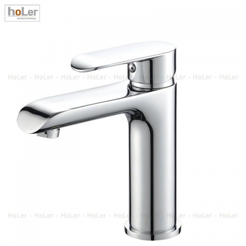 Vòi Lavabo Nóng Lạnh Đồng mạ Crome Holer HL-LB661