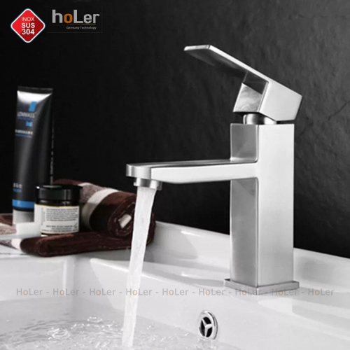 Vòi Lavabo Nóng Lạnh INOX 304 Holer HL-LB659