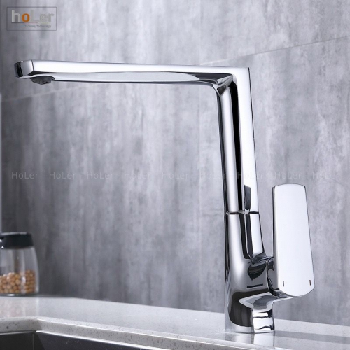 Vòi Rửa Chén Đồng Thau Mạ Crome Holer CHL914