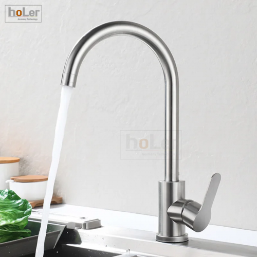 Vòi rửa chén nóng lạnh Inox SUS 304 Holer CHL926